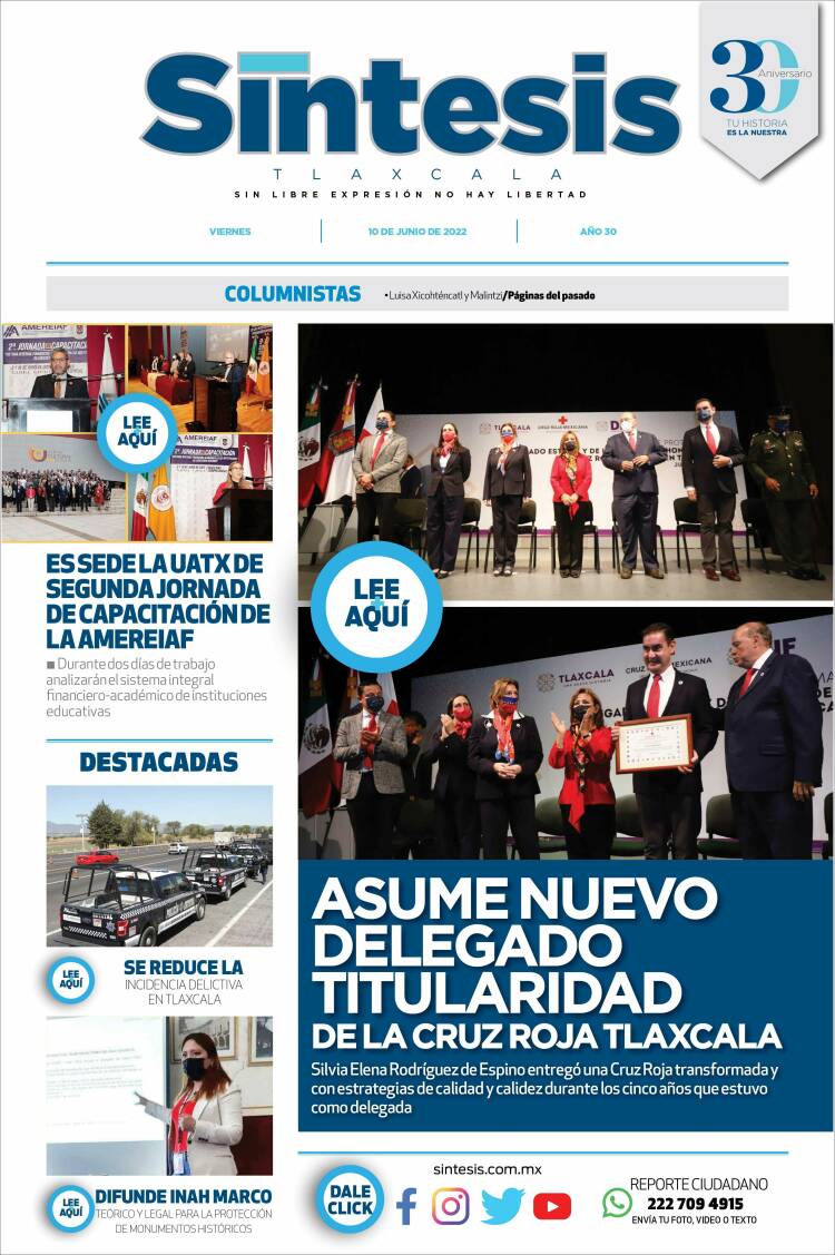 Portada de Síntesis de Tlaxcala (M&eacute;xico)