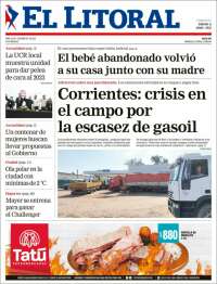 Portada de El Litoral Corrientes (Argentina)