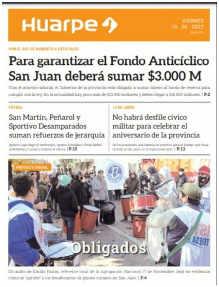 Portada de Huarpe (Argentina)