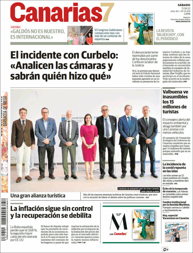 Portada de Canarias 7 (Espa&ntilde;a)