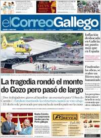 Portada de El Correo Gallego (Espa&ntilde;a)