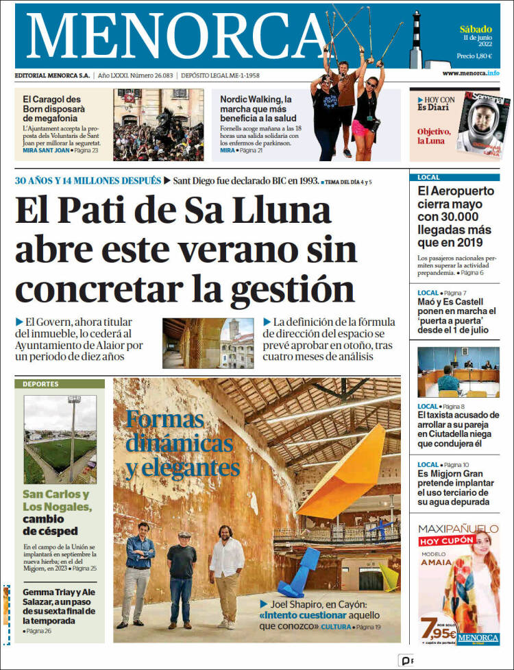 Portada de Menorca - Diario Insular (Espa&ntilde;a)