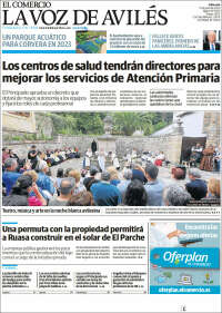 Portada de El Comercio - Avilés (Espa&ntilde;a)
