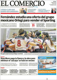 Portada de El Comercio - Gijón (Espa&ntilde;a)