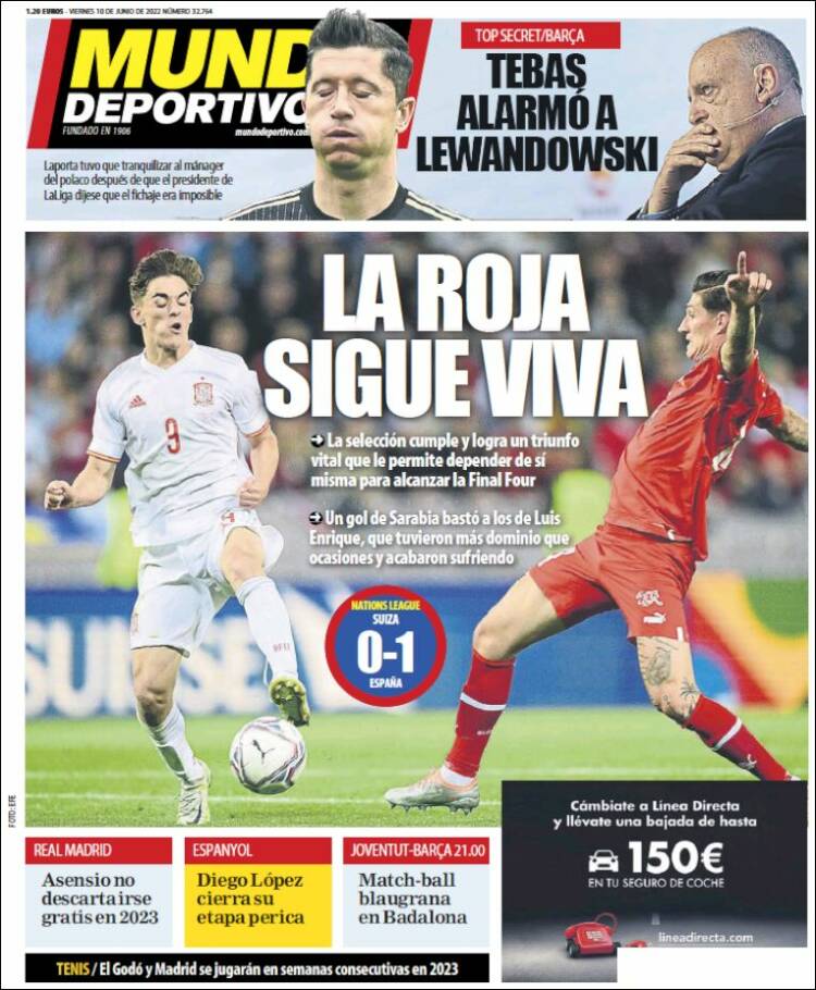 Portada de El Mundo Deportivo (Espa&ntilde;a)