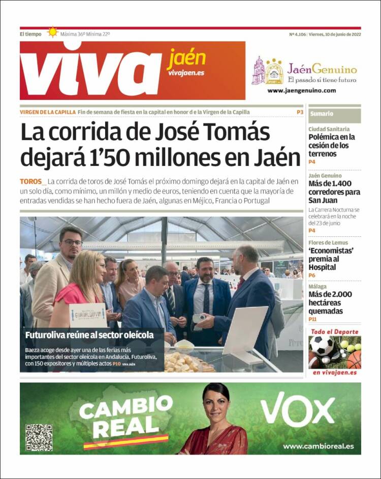 Portada de Viva Jaén (Espa&ntilde;a)