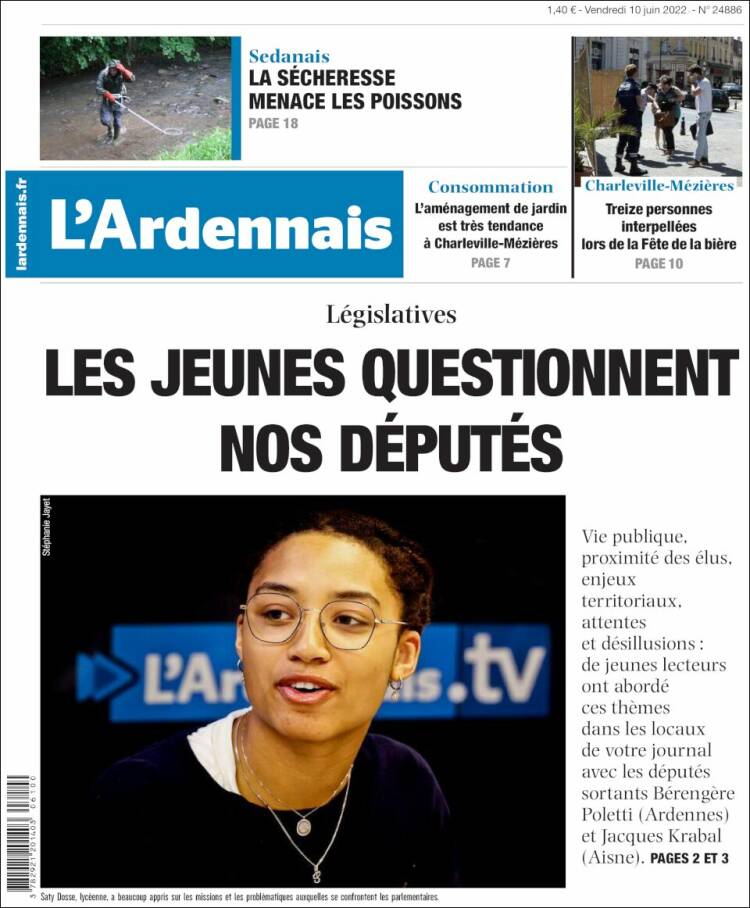 Portada de L'Ardenais (Francia)