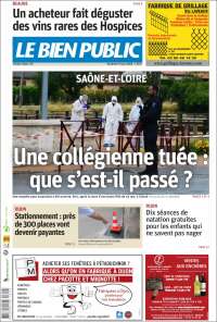 Portada de Le Bien Public (Francia)