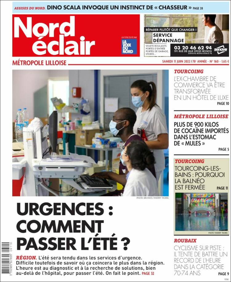 Portada de Nord Éclair (Francia)