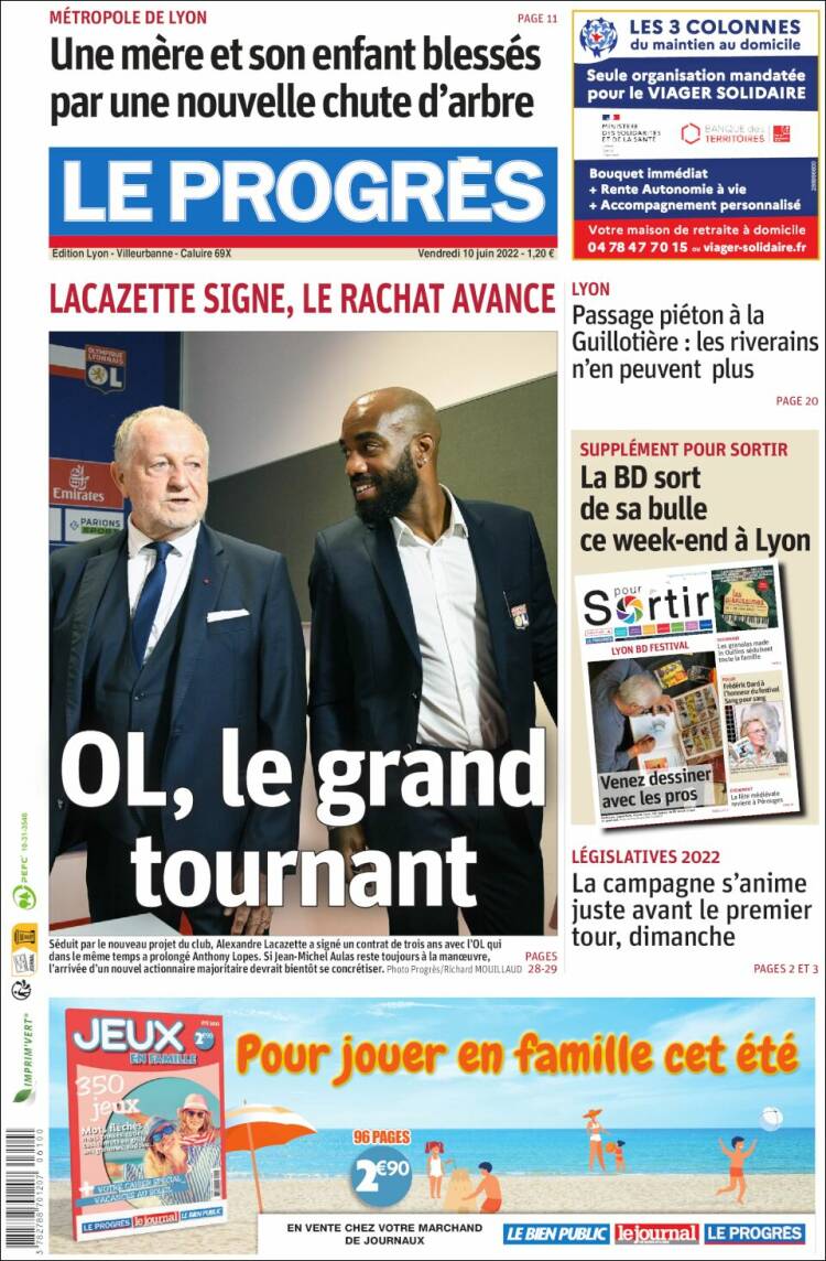 Portada de Progres de Fecamp (Francia)