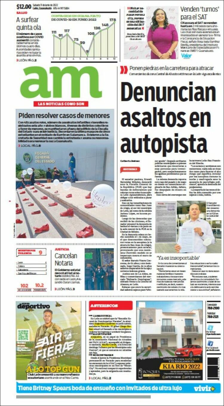 Portada de Al Día A.M. (M&eacute;xico)