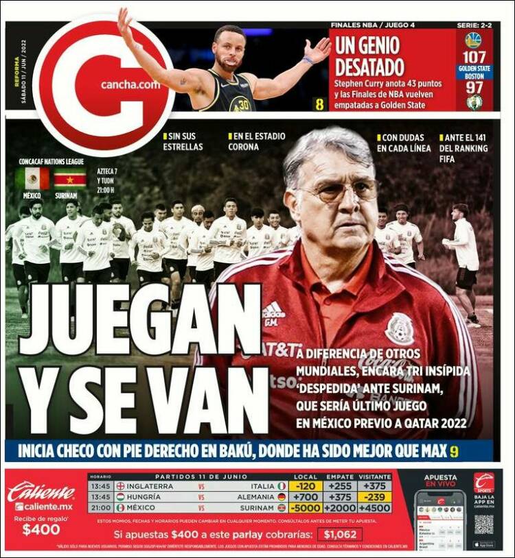 Portada de Cancha (Mexique)