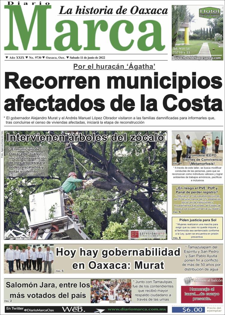 Portada de Diario Marca (M&eacute;xico)