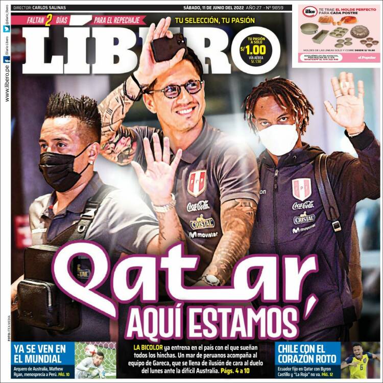 Portada de Líbero (Per&uacute;)