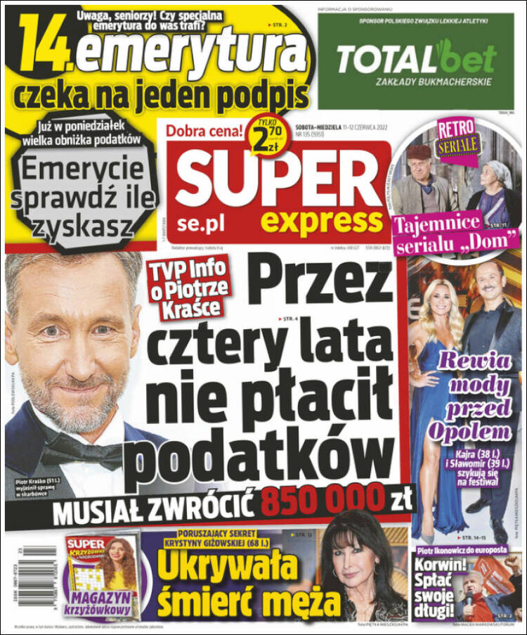 Portada de Super Express (Polonia)