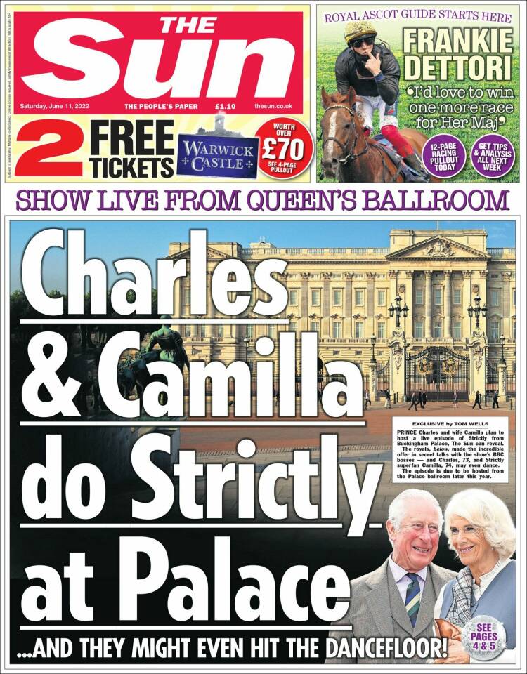 Portada de The Sun (Reino Unido)