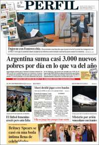 Portada de Diario Perfil (Argentina)