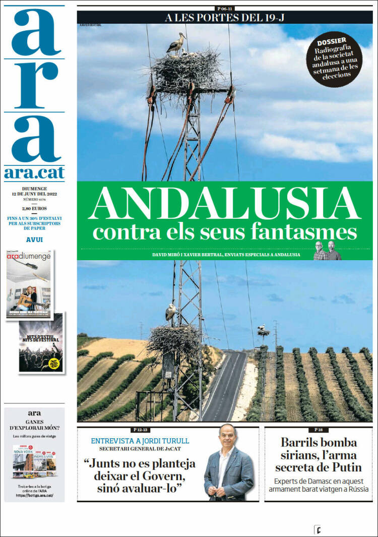 Portada de Ara (España)