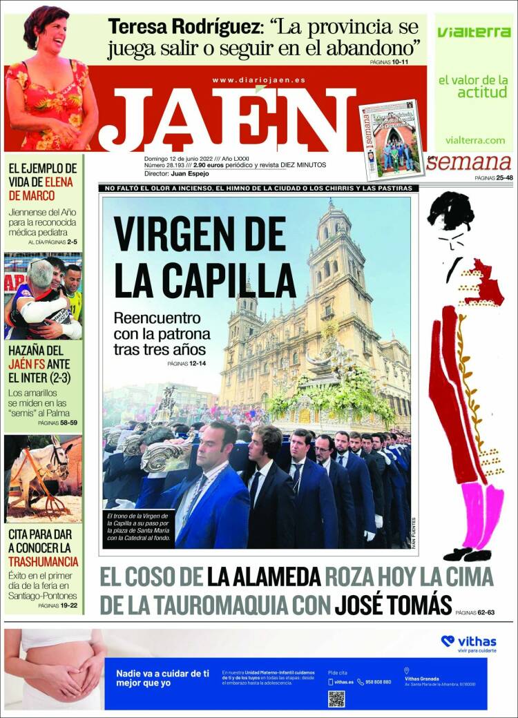 Portada de Diario Jaén (España)