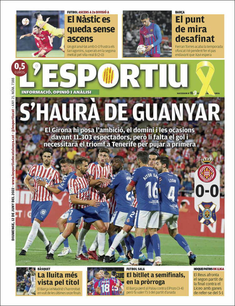Portada de L'Esportiu (España)