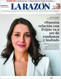 Portada de La Razón (España)