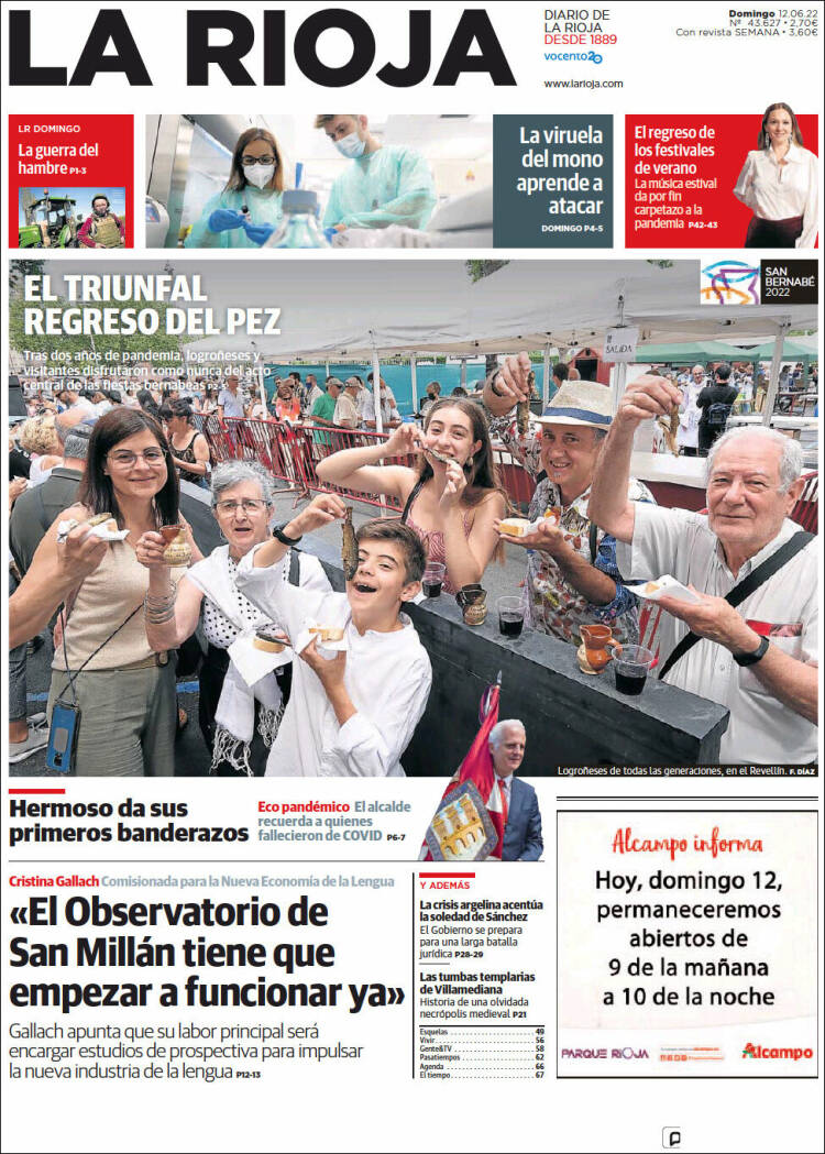 Portada de La Rioja (España)
