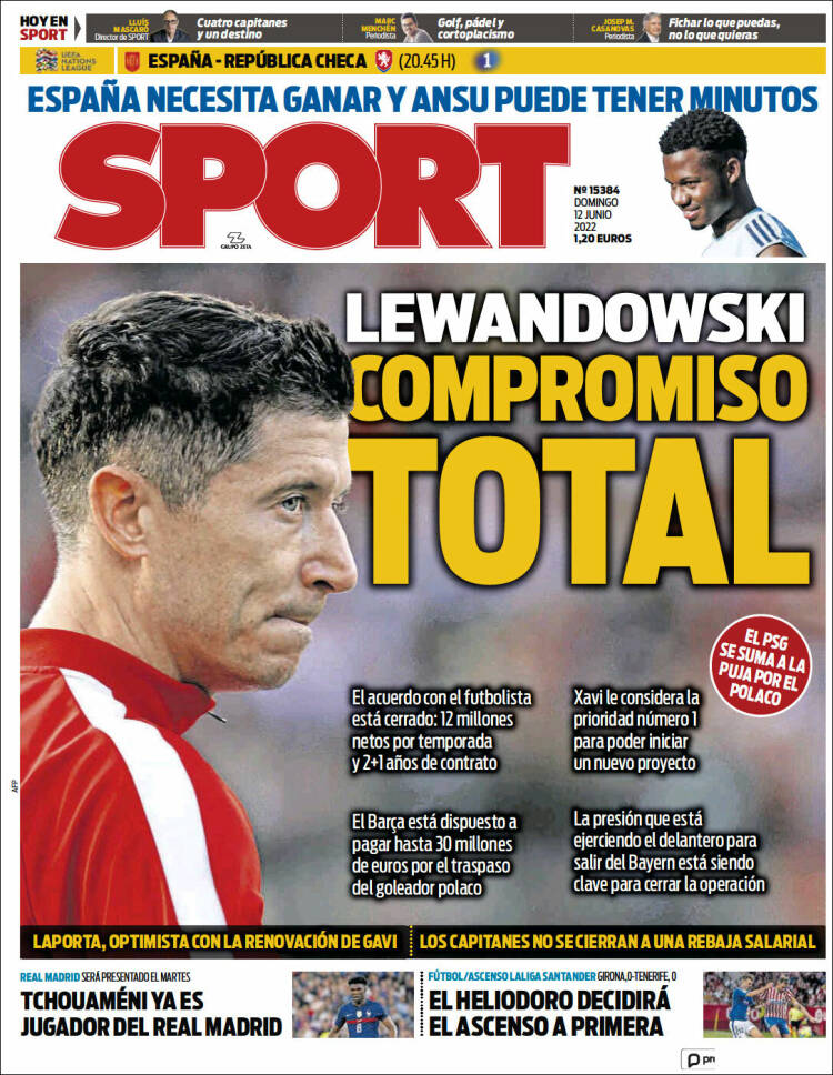 Portada de Sport (España)