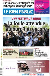 Portada de Le Bien Public (France)