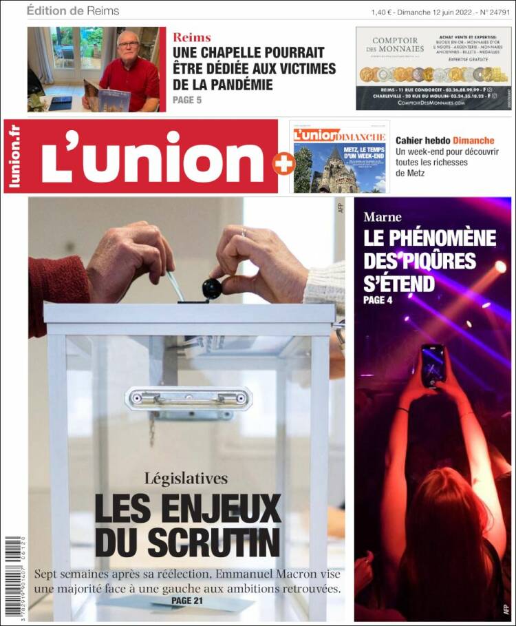 Portada de L'Union (France)