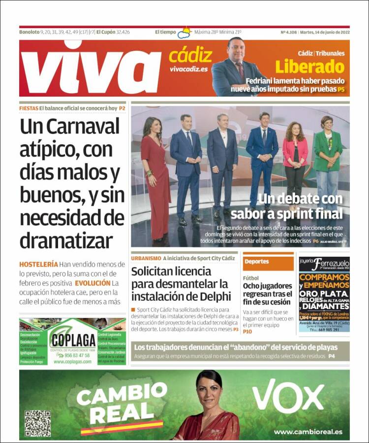 Portada de Información - Cadiz (España)