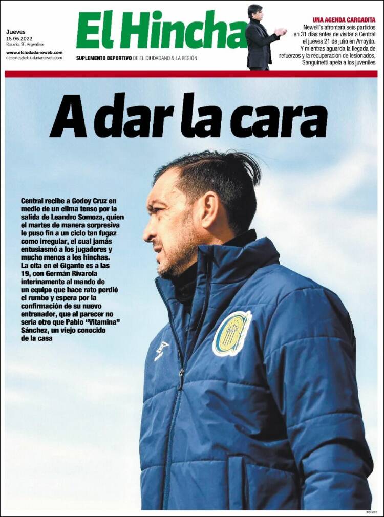 Portada de El Hincha (Argentina)