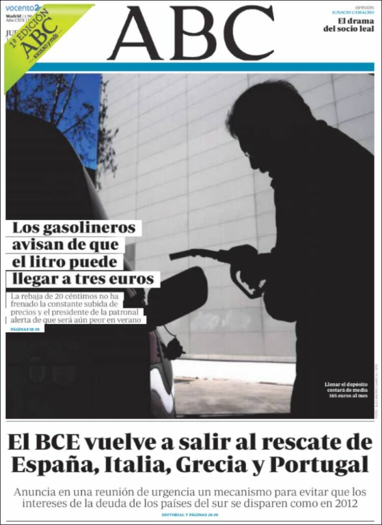 Portada de ABC (España)
