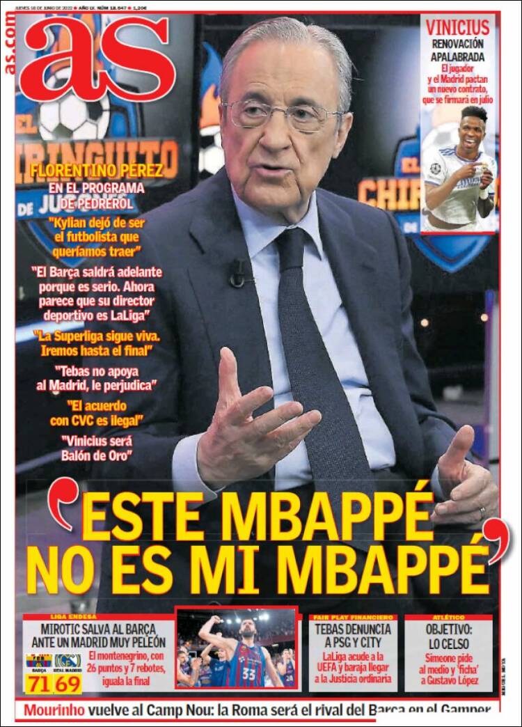 Portada de As (España)