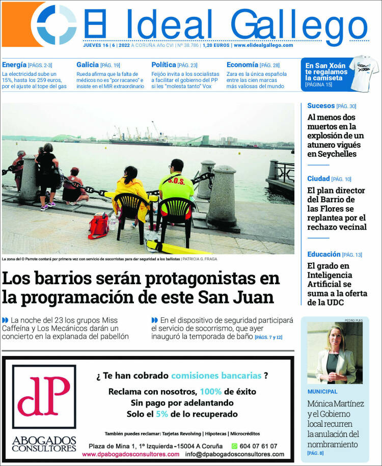 Portada de El Ideal Gallego (España)