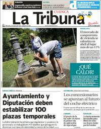 Portada de La Tribuna de Cuenca (España)