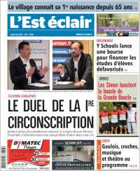 Portada de L'Est Eclair (Francia)