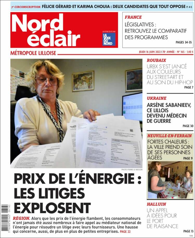 Portada de Nord Éclair (Francia)
