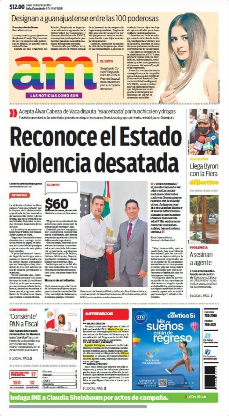 Portada de Al Día A.M. (M&eacute;xico)