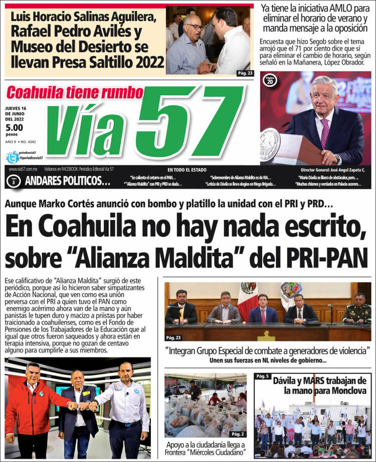 Portada de Via57 (M&eacute;xico)