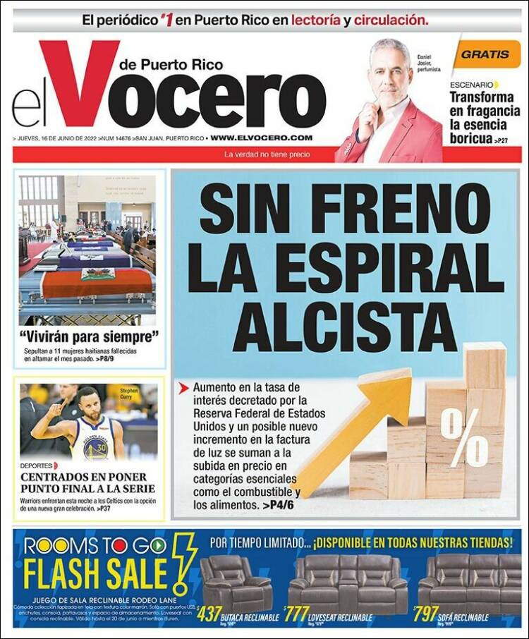 Portada de Vocero (Puerto Rico)