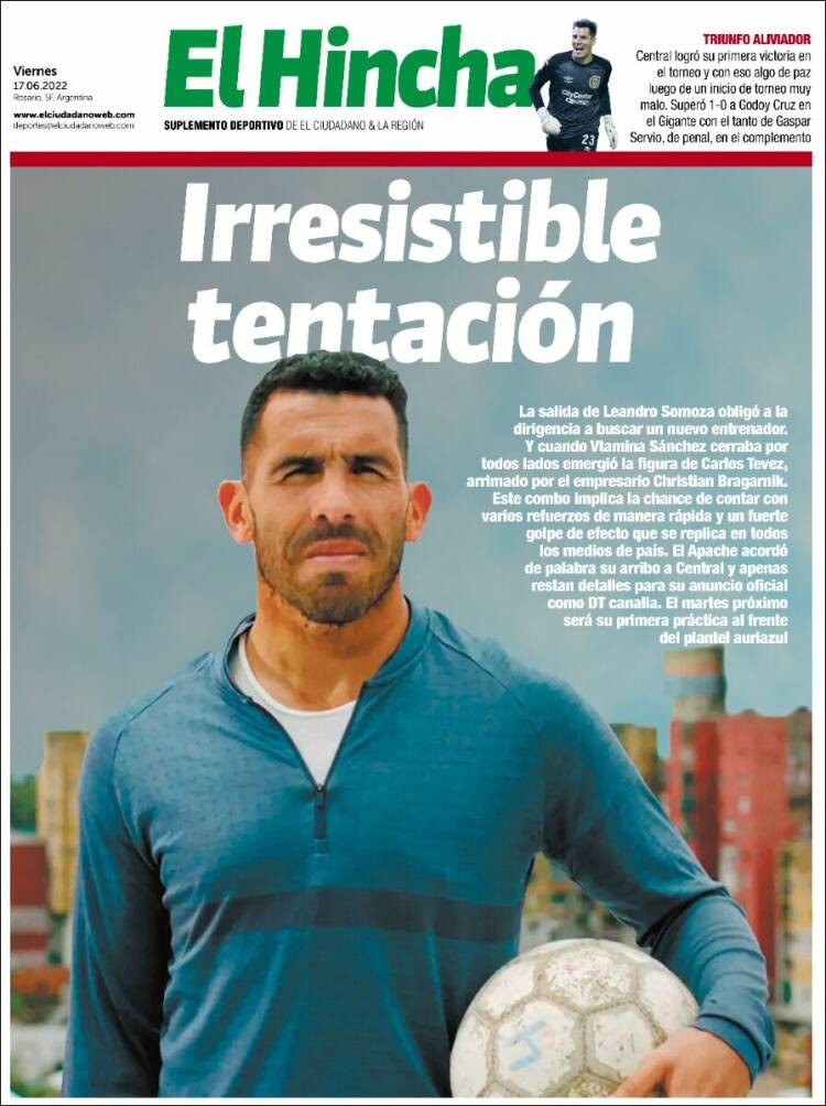 Portada de El Hincha (Argentina)