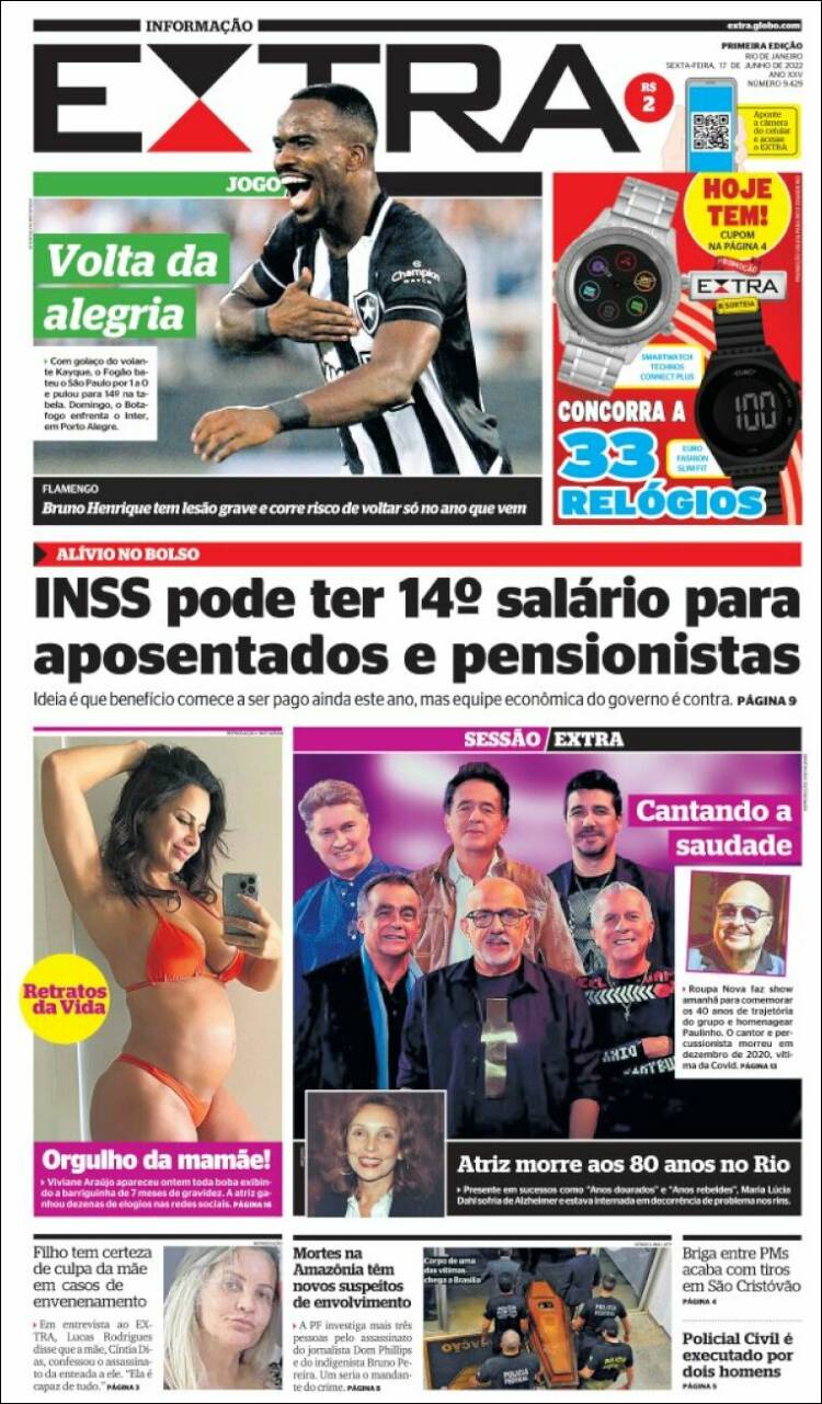 Portada de Extra (Brasil)