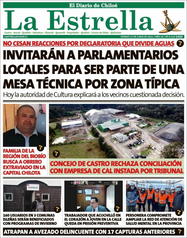 Portada de Estrella de Chiloé (Chile)
