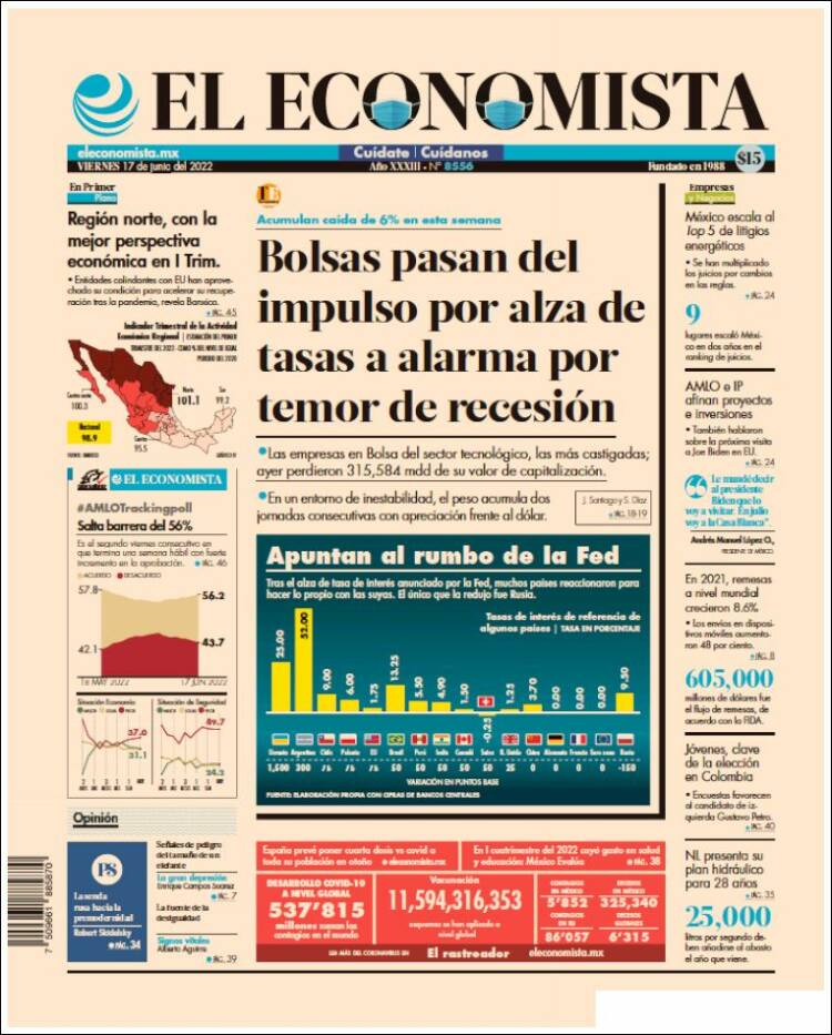 Portada de El Economista (M&eacute;xico)