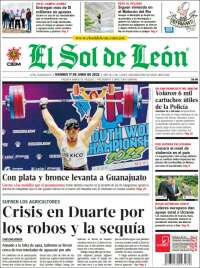 Portada de El Sol de León (M&eacute;xico)