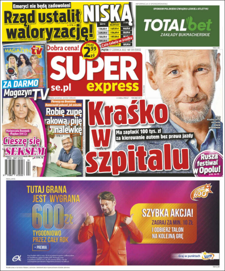 Portada de Super Express (Polonia)