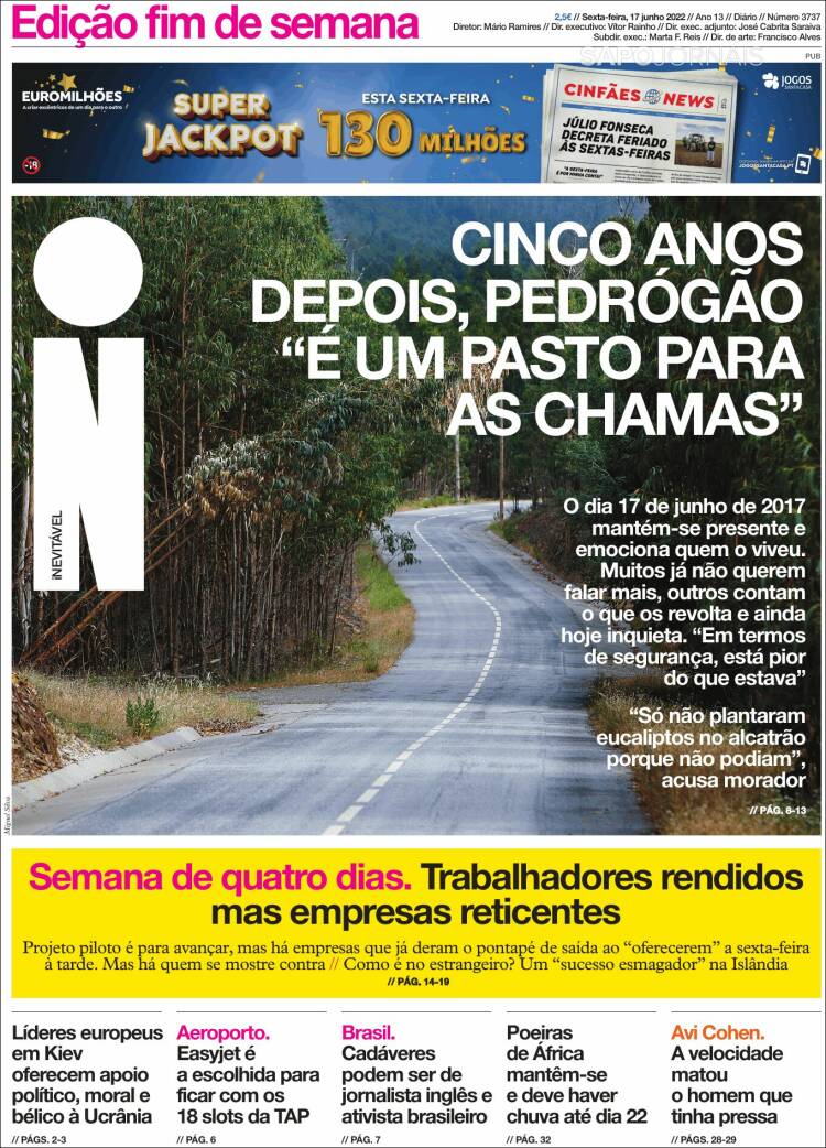 Portada de I - informação (Portugal)