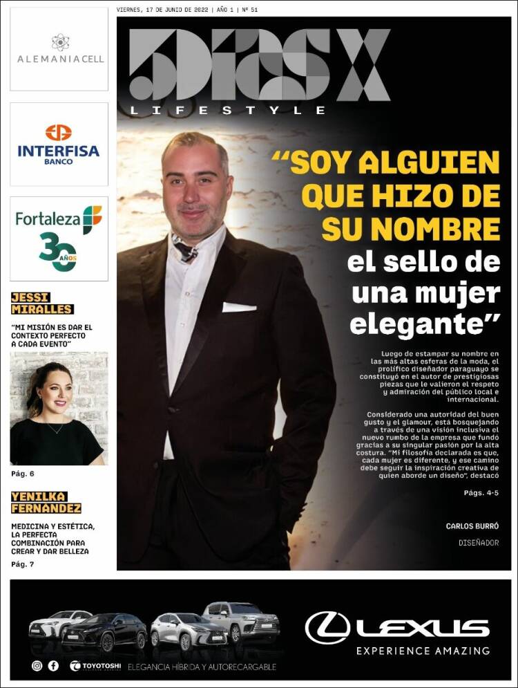 Portada de 5 Días (Paraguay)