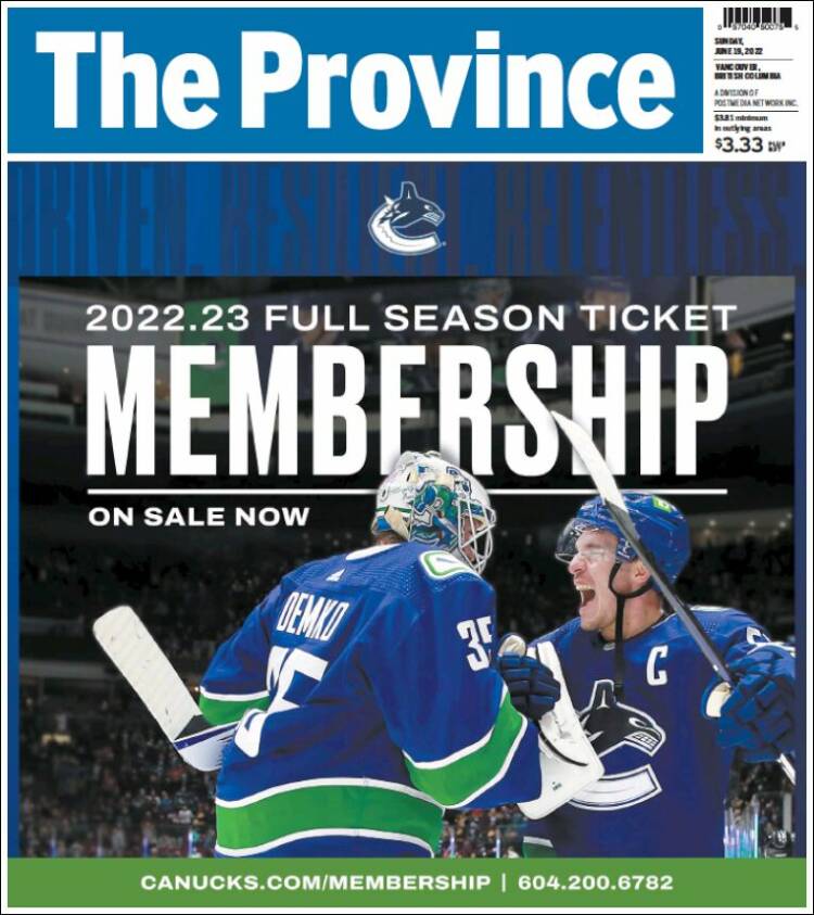 Portada de The Province (Canada)