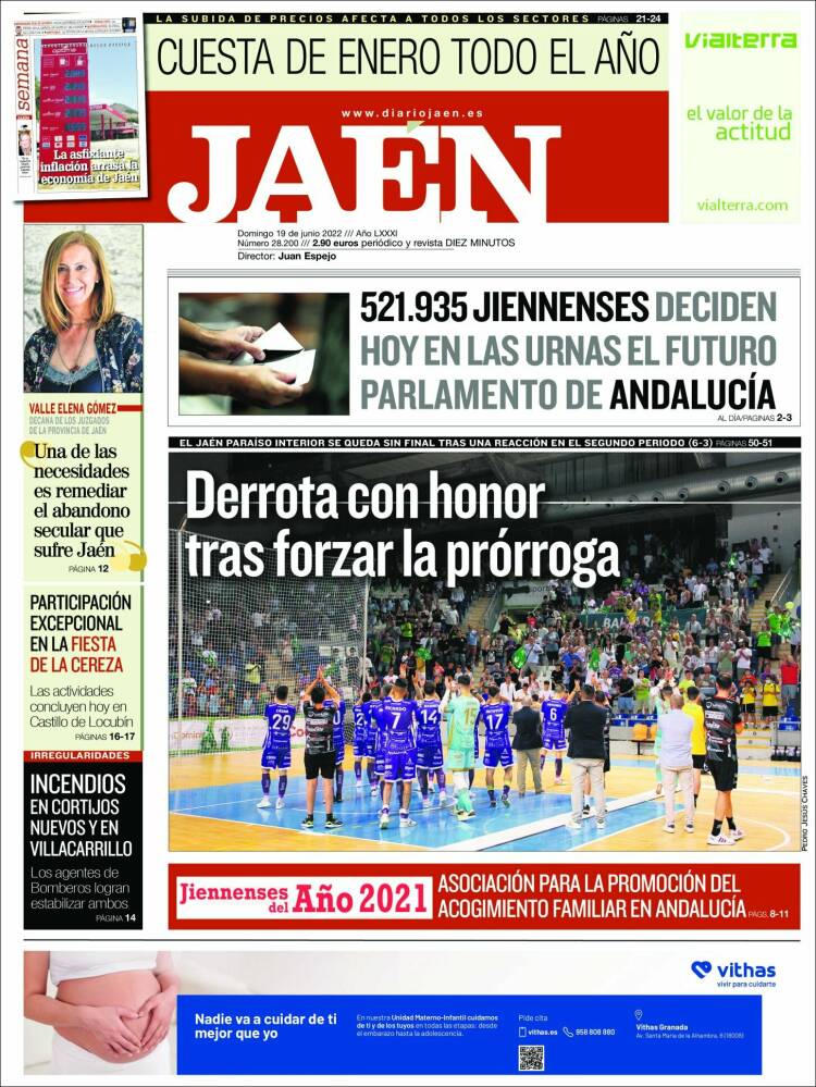 Portada de Diario Jaén (Espa&ntilde;a)